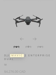 Mavic 2 enterprise dual with fly more kit and more. Image #2