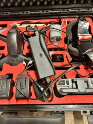 DJI FPV Combo (Drone, Headset and Controller)all cables and chargers Image #3