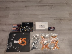 Holybro Kopis 2 6S V2 5&quot; Racing Drone Ready to fly. With new Fat Shark Headset with lipo battery. Two new racing lipo batteries for drone and 6 new sets of props for drone. Everything new and in the boxes. Image