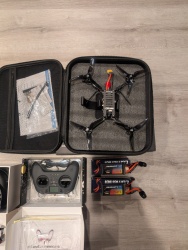 Holybro Kopis 2 6S V2 5&quot; Racing Drone Ready to fly. With new Fat Shark Headset with lipo battery. Two new racing lipo batteries for drone and 6 new sets of props for drone. Everything new and in the boxes. Image #3
