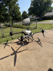 DJI Agras T40 Drone Setup Image