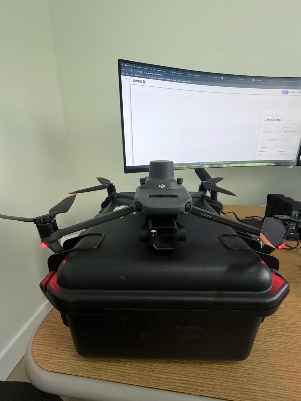 🚁 DJI Mavic 3E Enterprise RTK 📡 D-RTK 2 GNSS Surveying Kit 🔋 5 Batteries + Hard Case Image #1